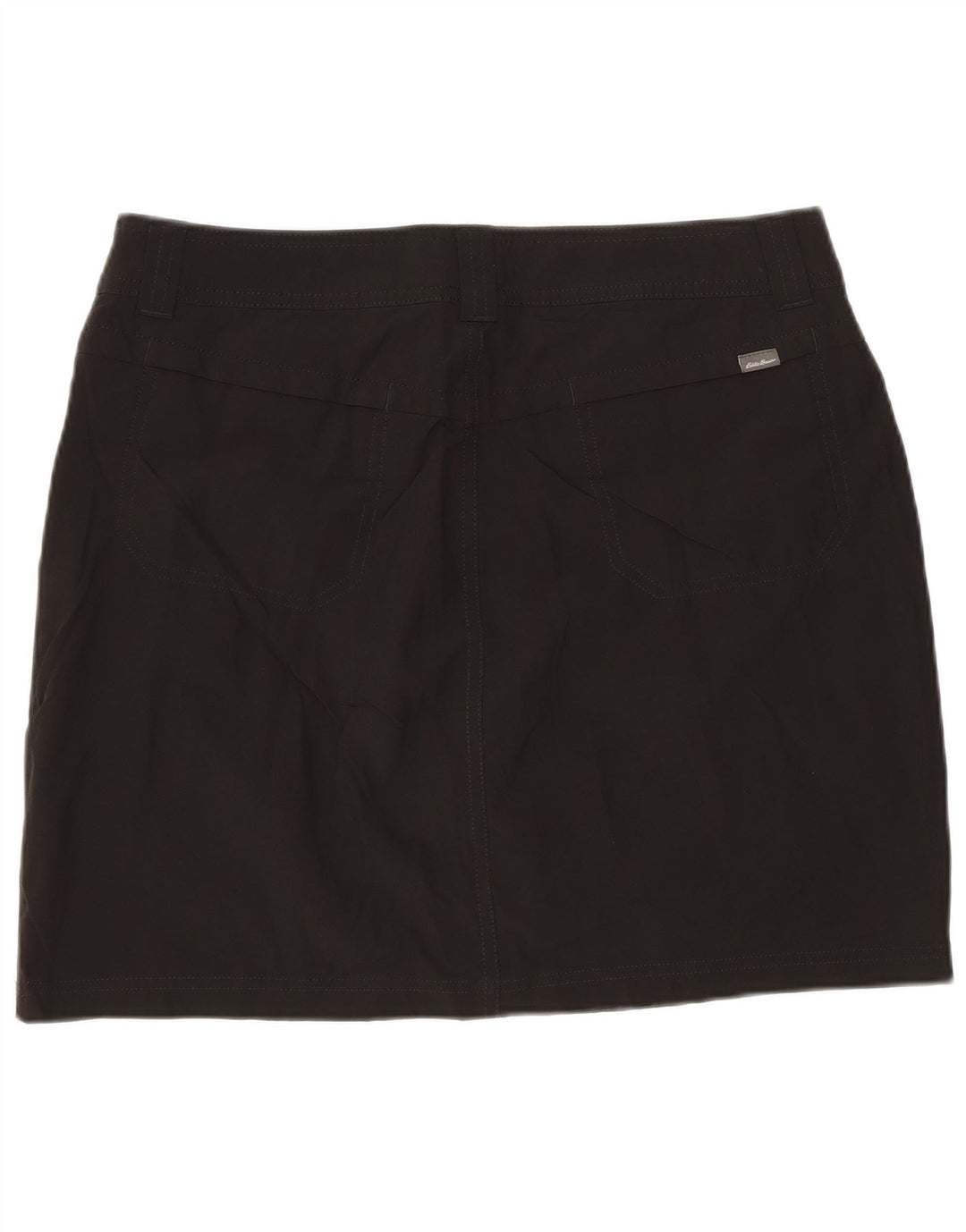 Minigonna da donna EDDIE BAUER US 6 media W32 poliestere nero