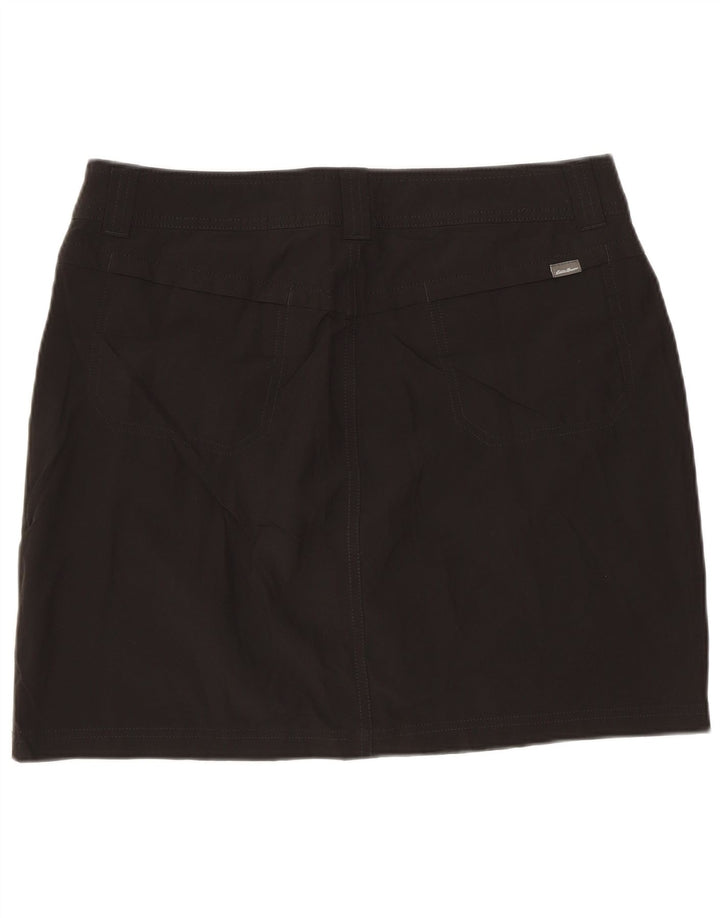 Minigonna da donna EDDIE BAUER US 6 media W32 poliestere nero