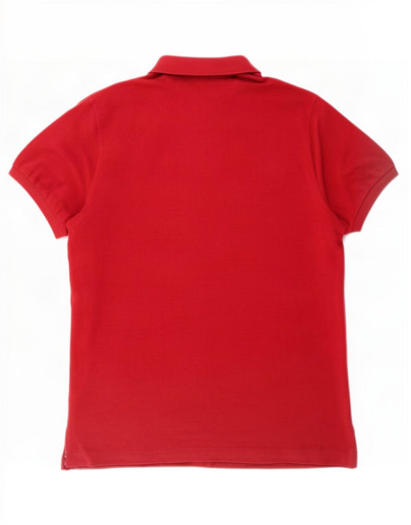 Polo da uomo Lacoste taglia 5 grande in cotone rosso