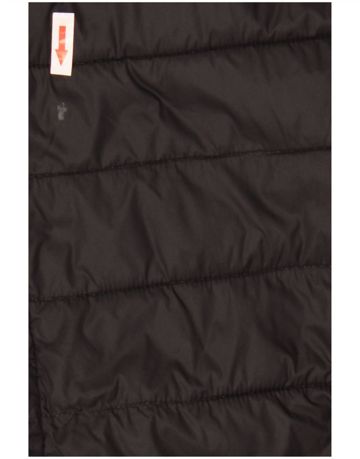 Giacca imbottita con cappuccio da uomo Kappa UK 44 2XL Poliammide nera