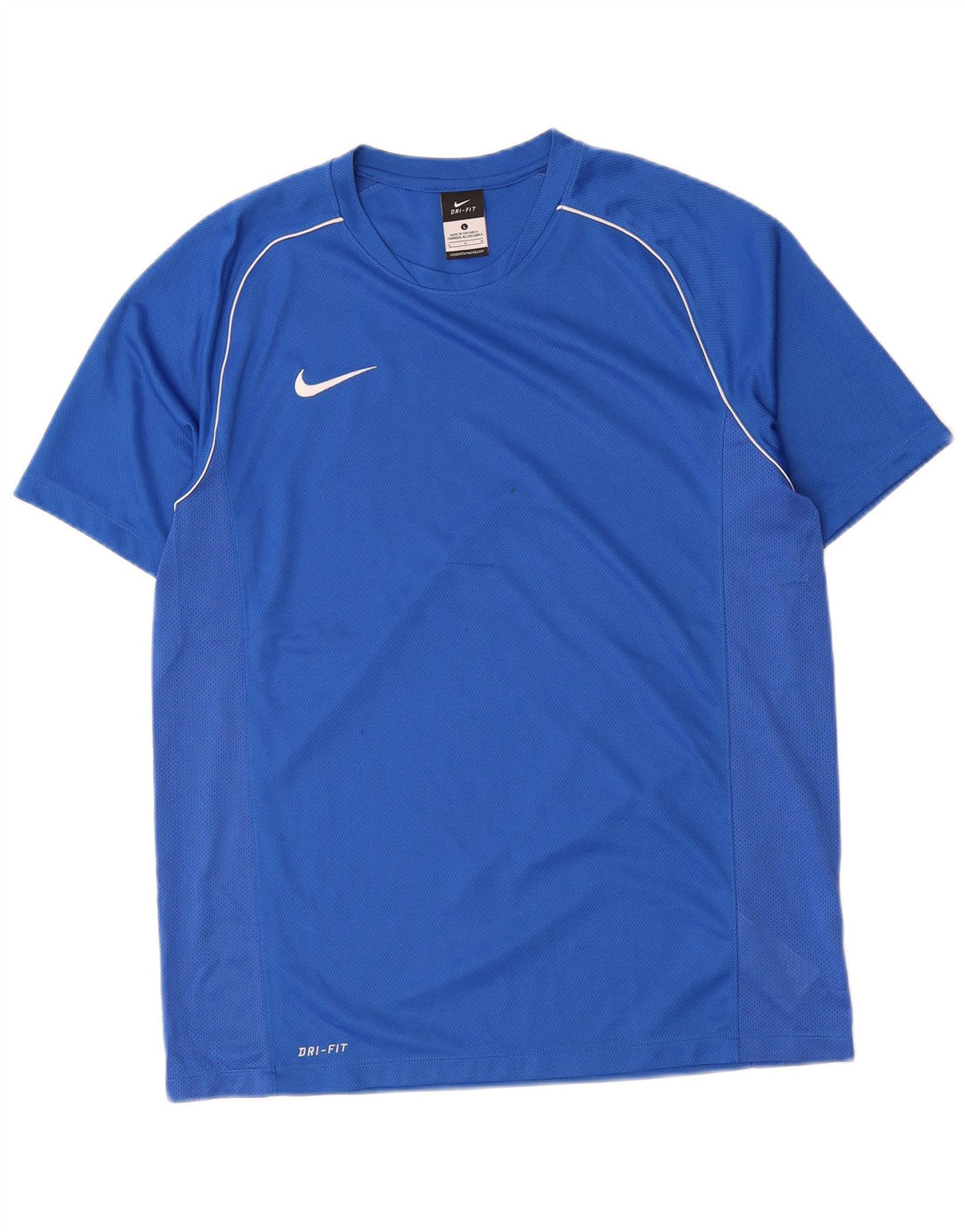 T-shirt Nike Dri Fit da uomo, grande, in poliestere blu
