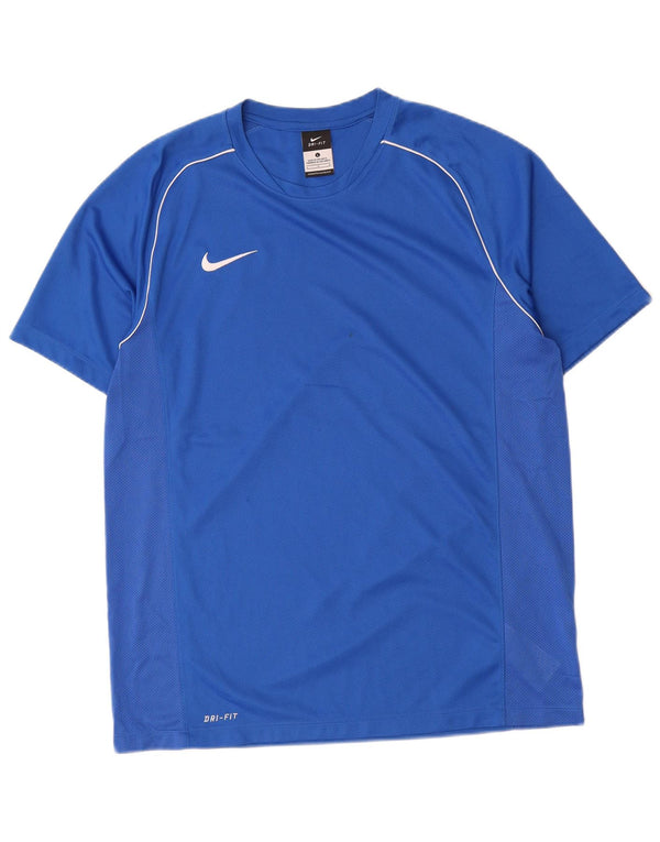 T-shirt Nike Dri Fit da uomo, grande, in poliestere blu