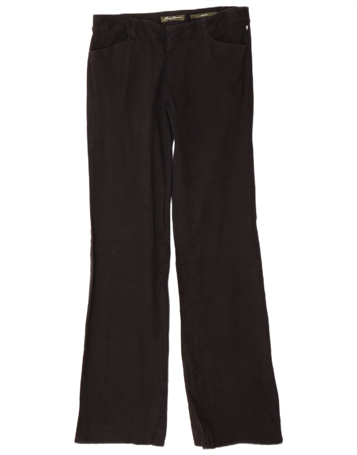 Pantaloni casual Shaw Fit da donna EDDIE BAUER US 8 medi W32 L35 neri