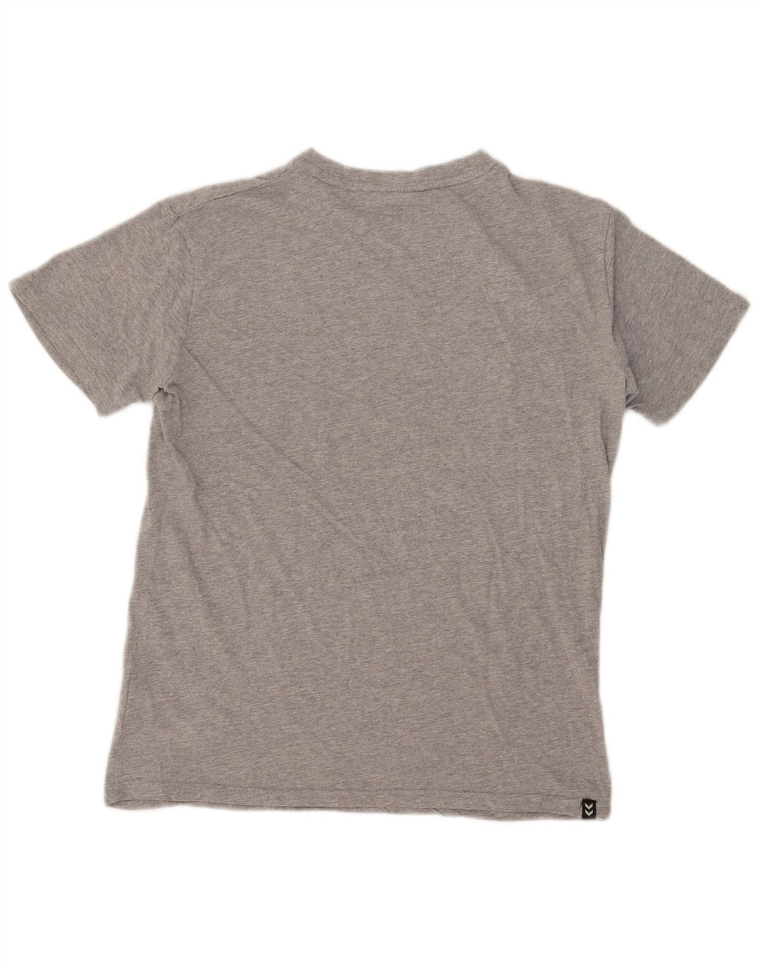 T-shirt grafica da uomo Hummel Top in cotone chiazzato grigio medio