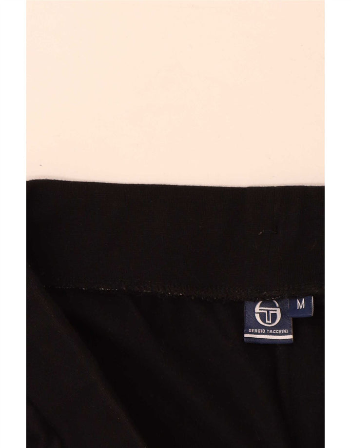 Pantaloni da tuta da uomo Sergio Tacchini Joggers medio cotone nero