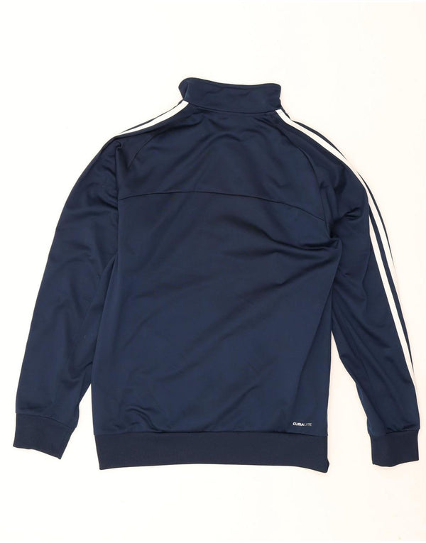 Giacca da tuta da uomo Adidas Climalite UK 40/42 Medio Blu Navy