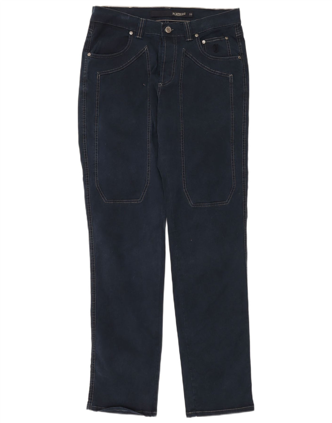Jeans dritti da uomo JECKERSON W33 L34 cotone blu