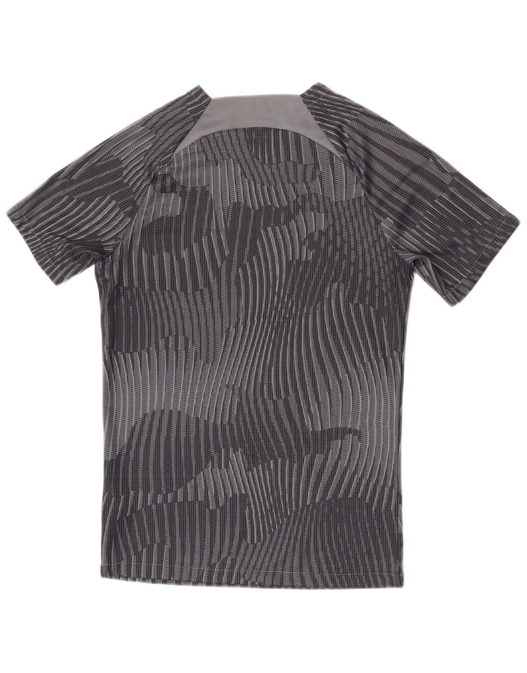 T-shirt grafica Nike Dri Fit da uomo, piccola, in poliestere mimetico grigio