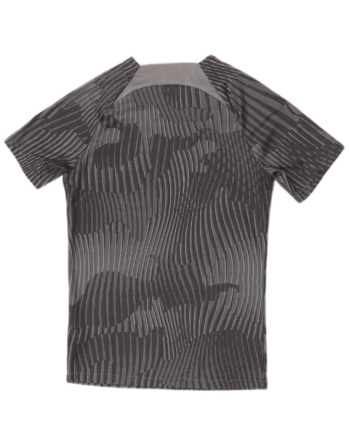 T-shirt grafica Nike Dri Fit da uomo, piccola, in poliestere mimetico grigio
