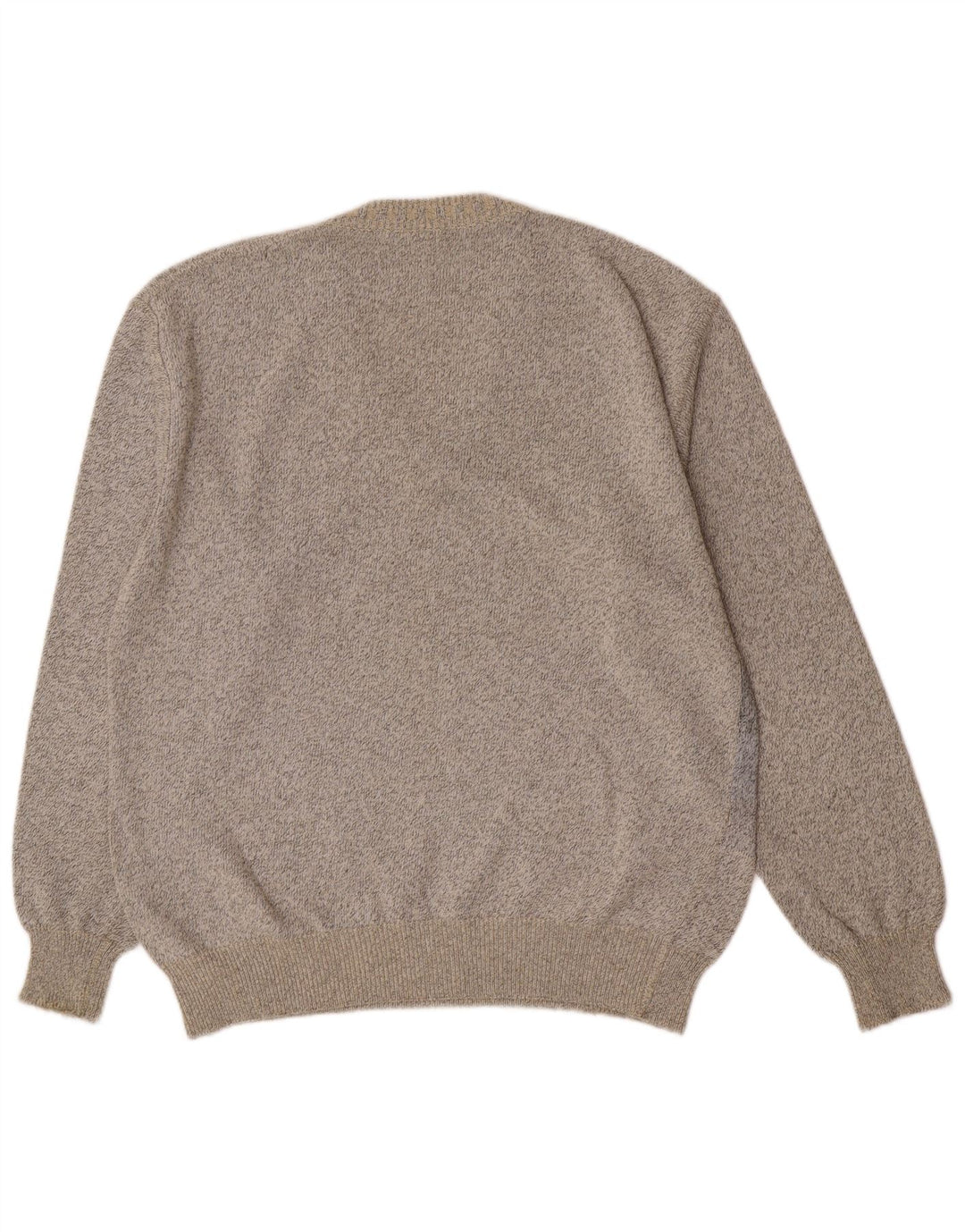 Maglione Corradi Uomo Scollo a V Grigio Medio Geometrico