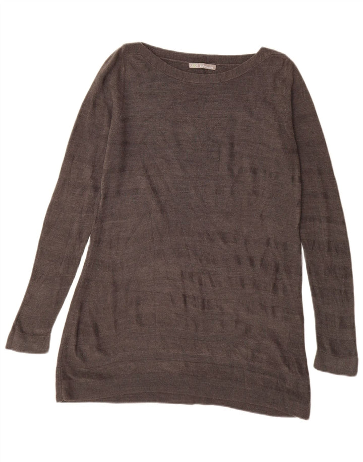 Abito maglione da donna Marks & Spencer UK 14 Acrilico grigio medio
