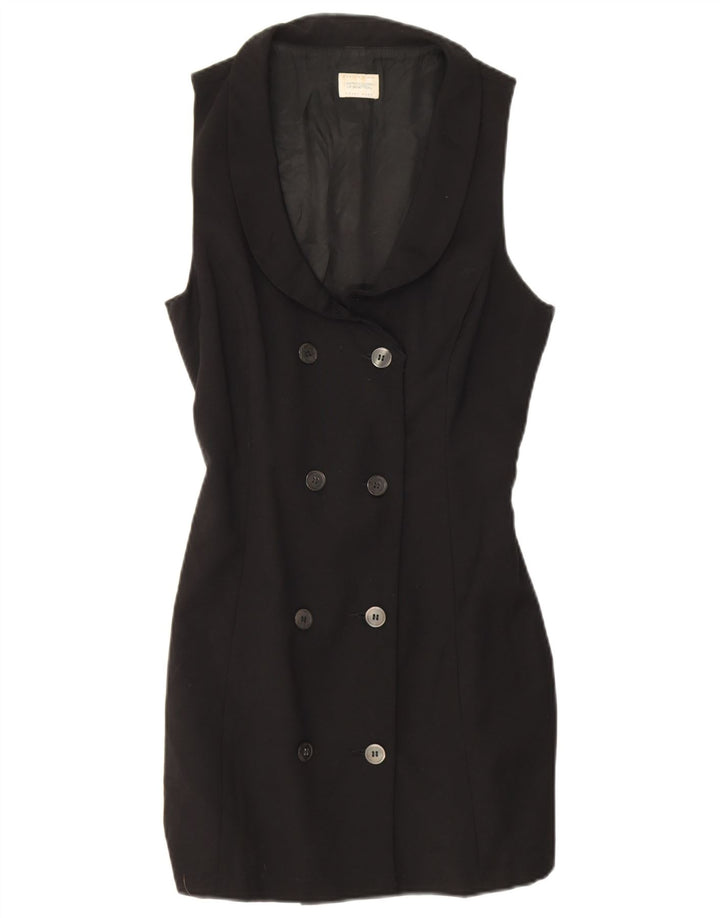 Giacca blazer senza maniche lunga da donna Benetton IT 44 medio nero