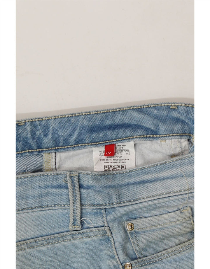 GUESS Womens Skinny Jeans W27 L30 Blue Cotton Vintage Guess and Second-Hand Guess from Messina Hembry 