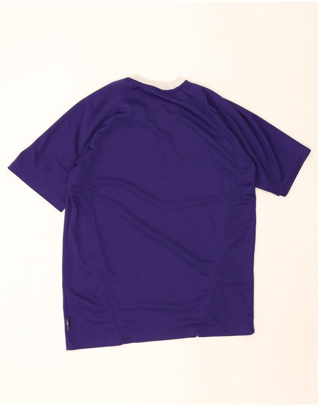 T-shirt da uomo Adidas Top Small viola color block in poliestere