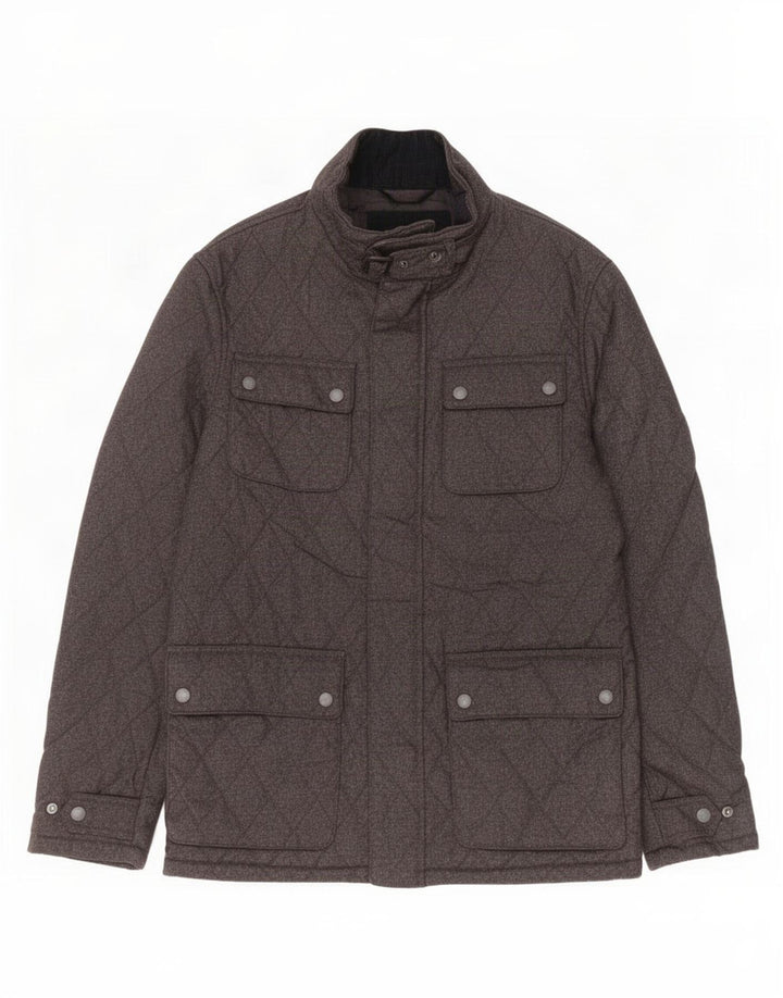 Giacca pratica trapuntata Marks & Spencer da uomo Blue Harbour UK 38 Grigio medio