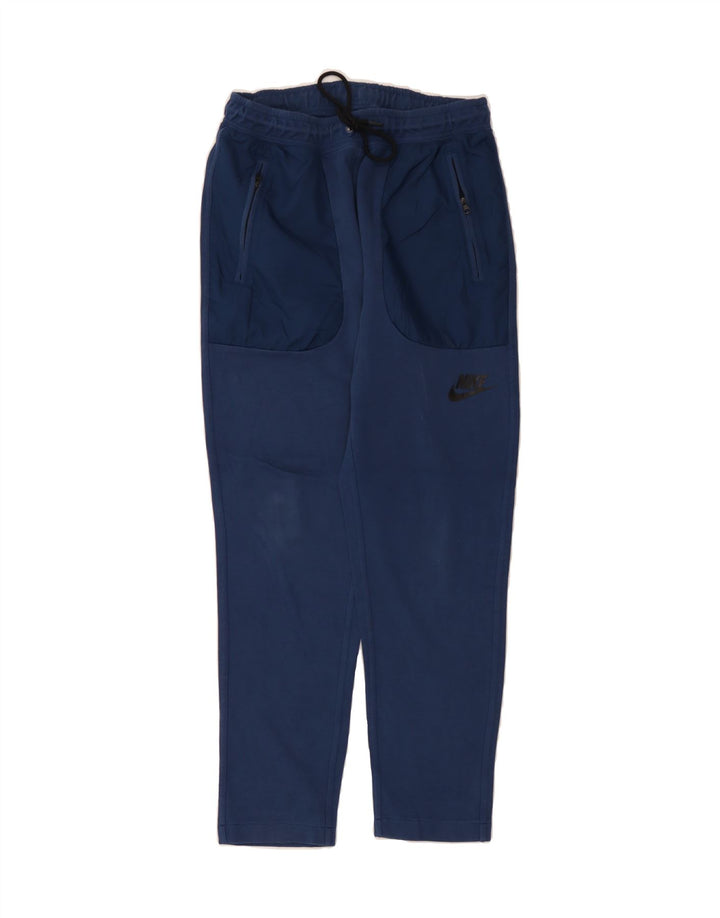NIKE Mens Tracksuit Trousers Medium Navy Blue Cotton Vintage Nike and Second-Hand Nike from Messina Hembry 