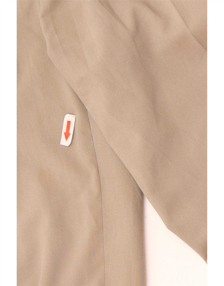 Pantaloni da completo con pegging da uomo Zara EU 38 Small W30 L30 Poliestere grigio
