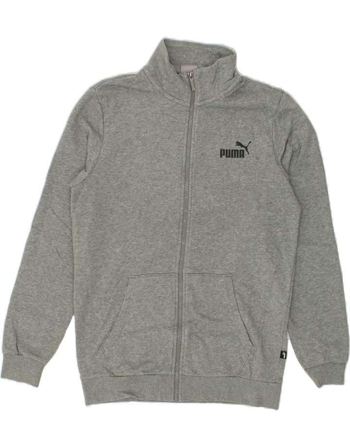 PUMA Mens Tracksuit Top Jacket Small Grey Cotton Vintage Puma and Second-Hand Puma from Messina Hembry 