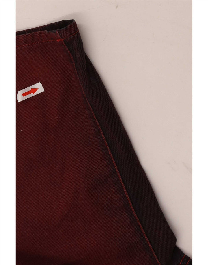 Pantaloncini di jeans da uomo Marks & Spencer W32 cotone rosso medio