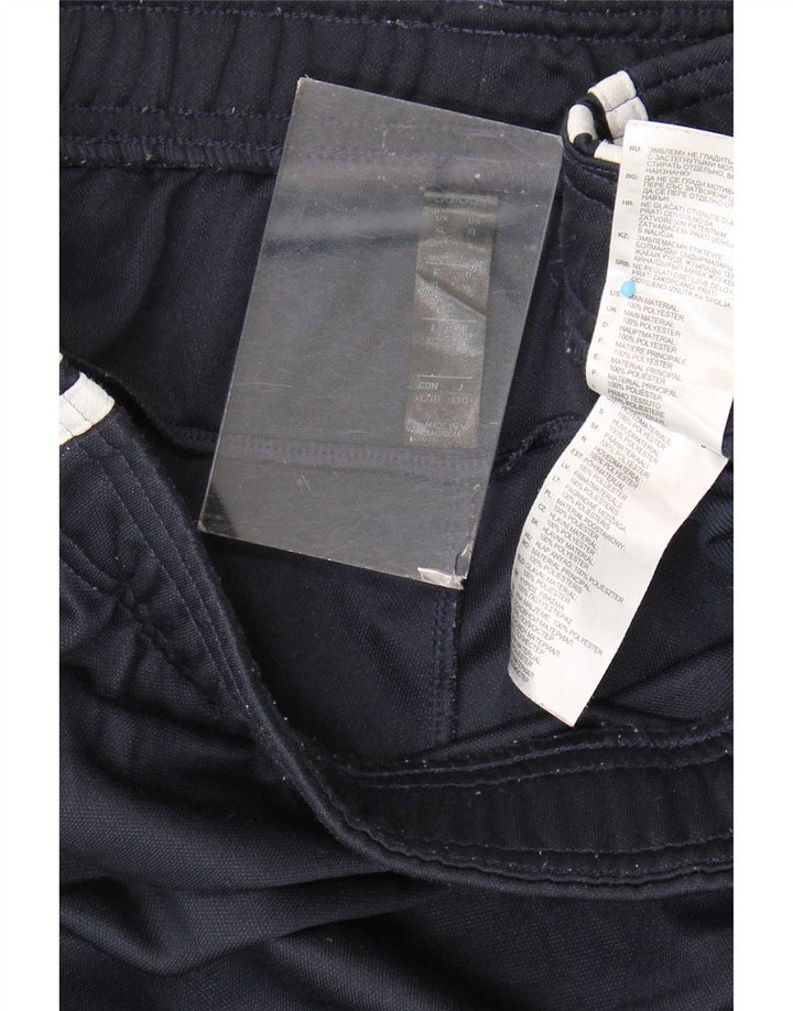 Pantaloni da tuta da uomo Adidas XL poliestere blu navy