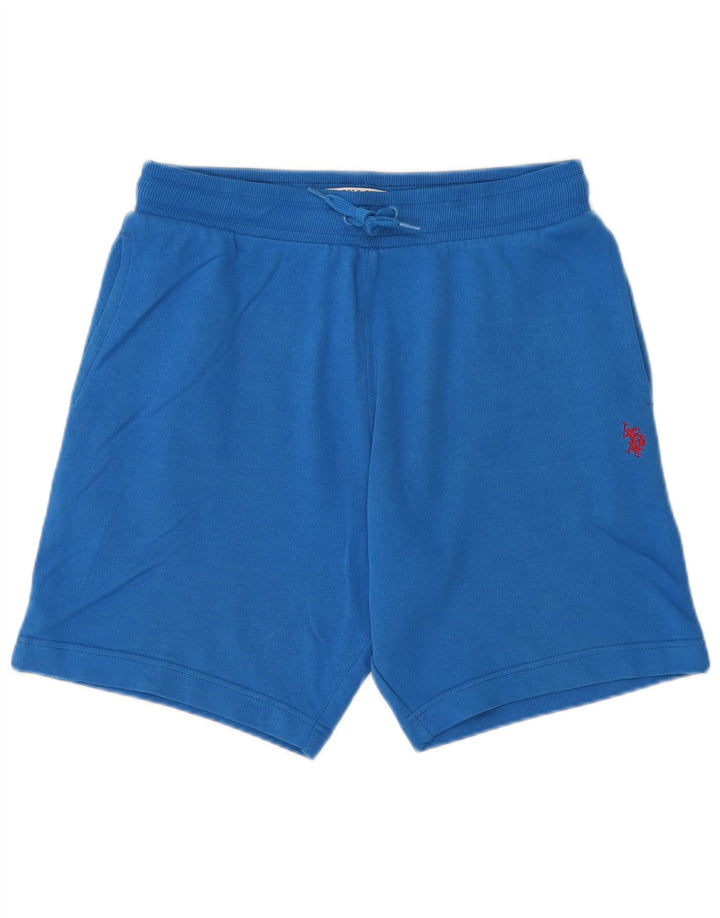 POLO ASSN. Pantaloncini sportivi da uomo in cotone blu medio