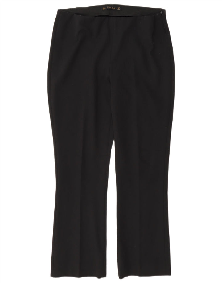 Pantaloni casual regolari Zara da donna grandi W30 L27 neri