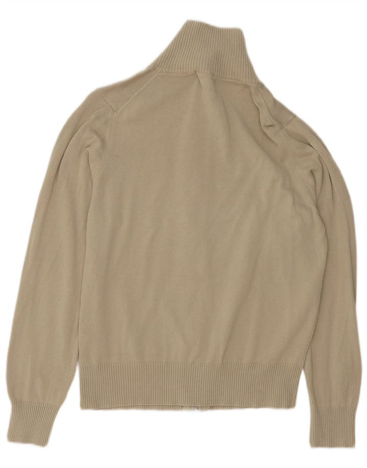 Maglione Cardigan da Uomo ZARA in Cotone Beige Medio