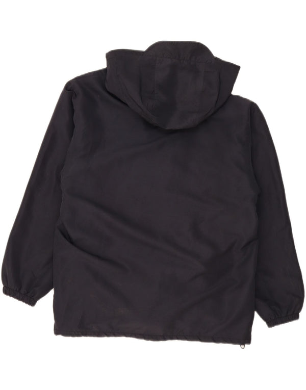 Giacca reversibile da uomo Kappa con vestibilità ampia e cappuccio UK 36 Small Blu Navy