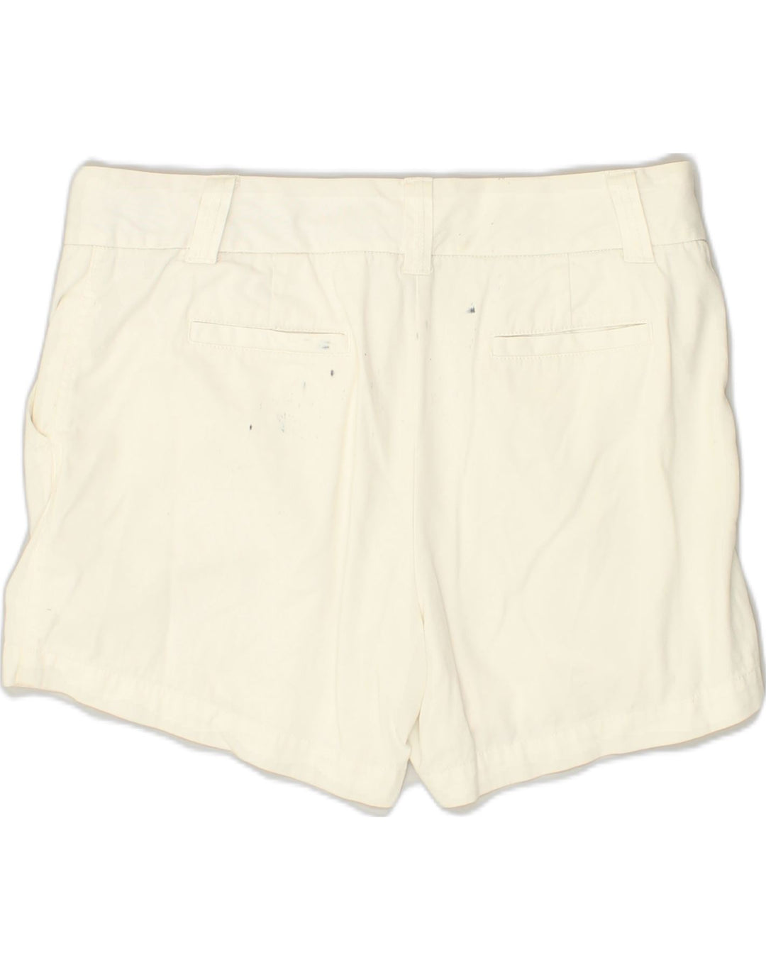 J. CREW Womens Chino Shorts US 12 Large W34 White Cotton | Vintage J. Crew | Thrift | Second-Hand J. Crew | Used Clothing | Messina Hembry 