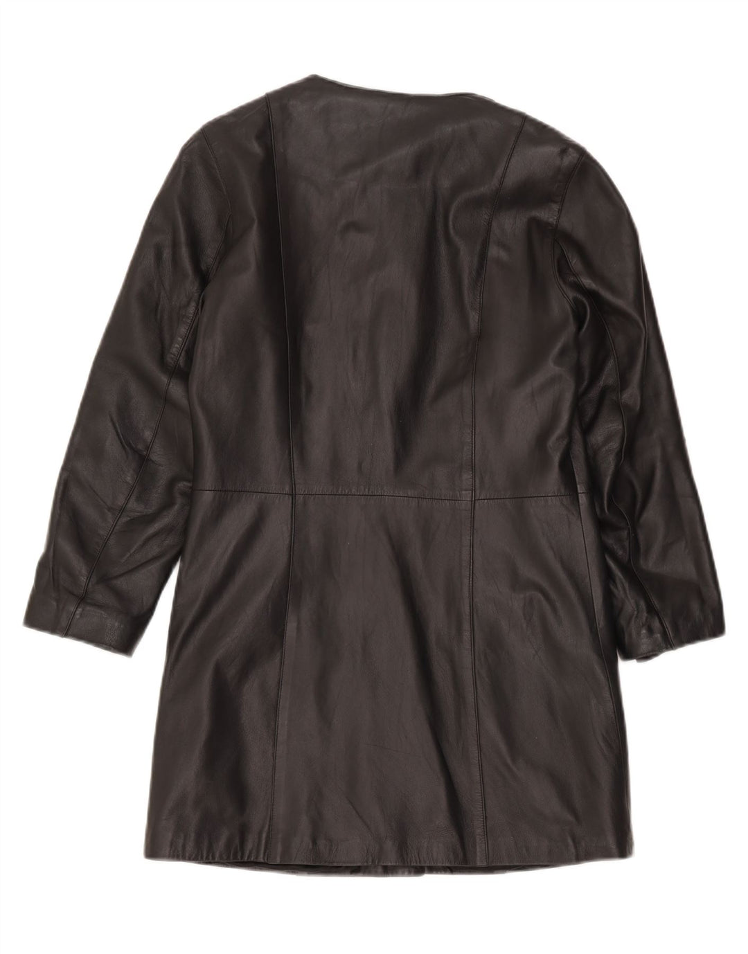 Cappotto in Pelle da Donna Zen IT 42 Medio in Pelle Nera