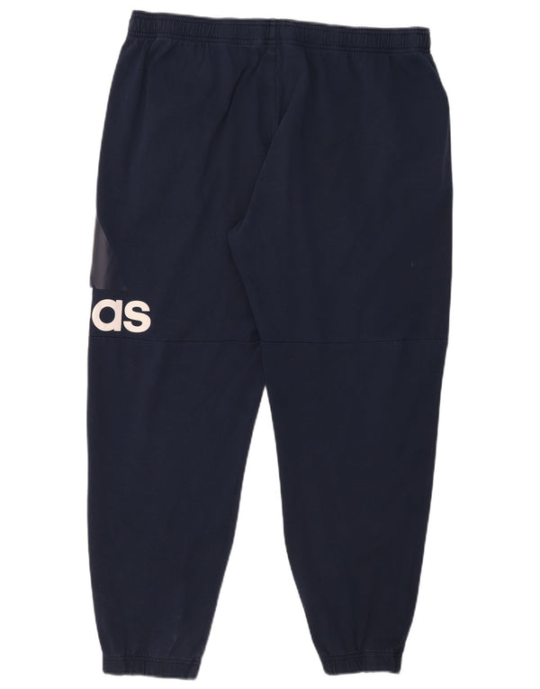 Pantaloni da tuta grafica da uomo Adidas Joggers XL Blu Navy