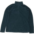 EDDIE BAUER Womens Zip Neck Fleece Jumper UK 16 Large Turquoise Polyester Vintage Eddie Bauer and Second-Hand Eddie Bauer from Messina Hembry 