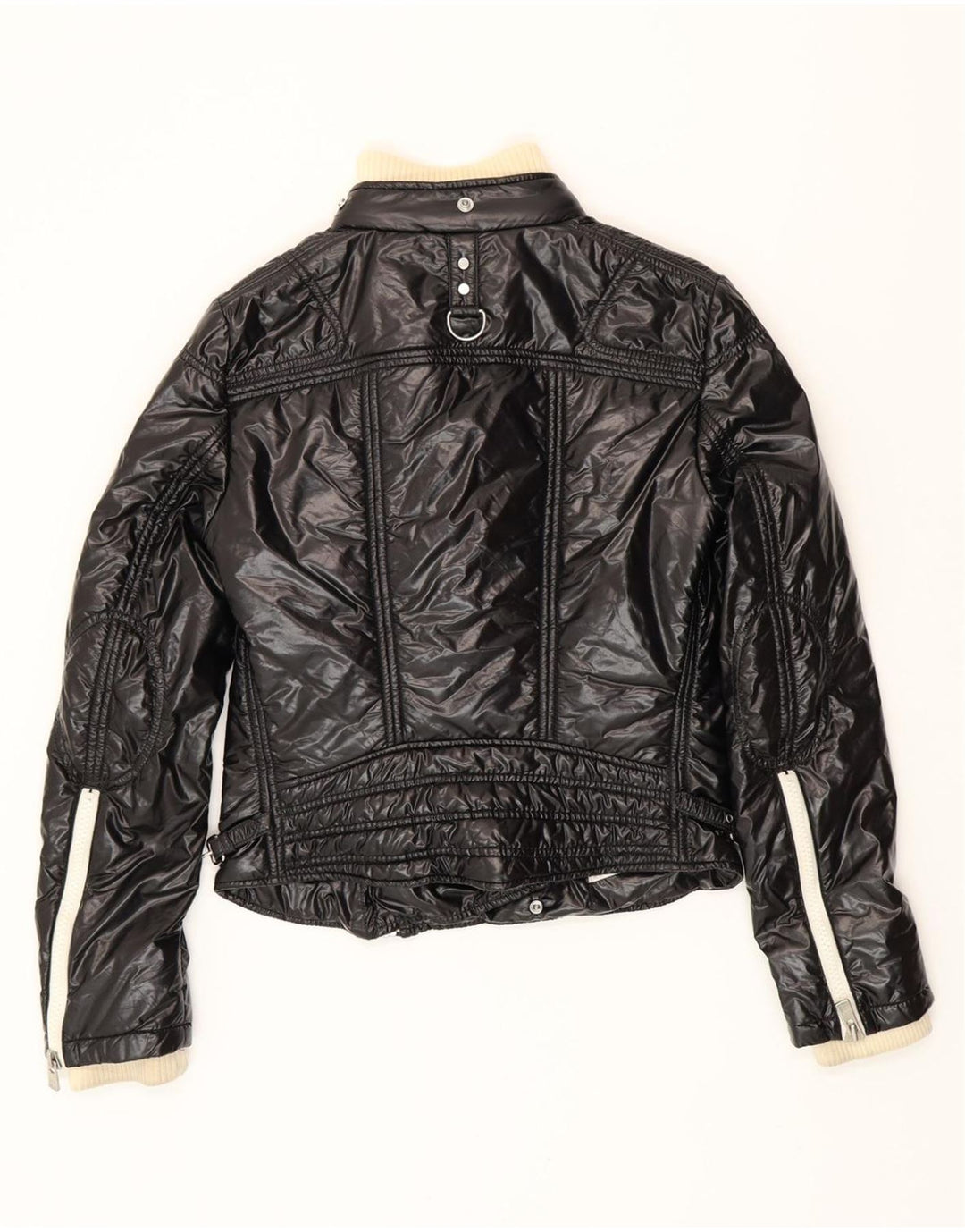 MONTECORE Giacca imbottita corta da donna IT 42 Medium Nero Poliammide