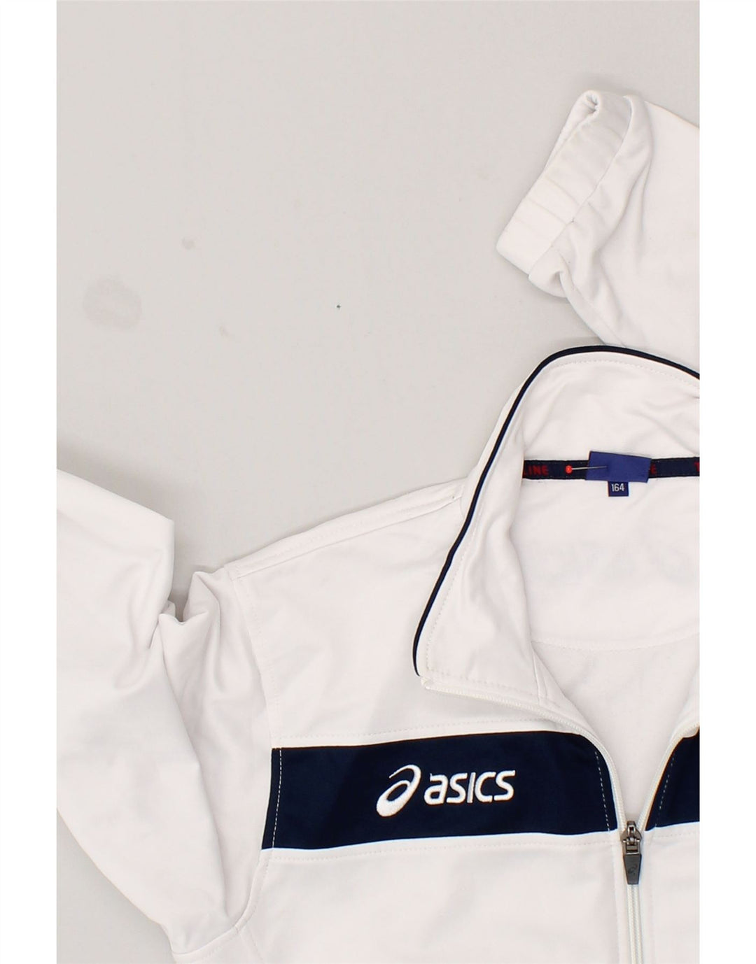 OASIS Boys Graphic Tracksuit Top Jacket 13-14 Years White Colourblock | Vintage Oasis | Thrift | Second-Hand Oasis | Used Clothing | Messina Hembry 