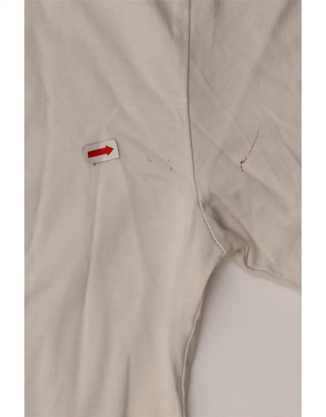 T-shirt grafica da uomo LEVI'S Top grande in cotone bianco sporco