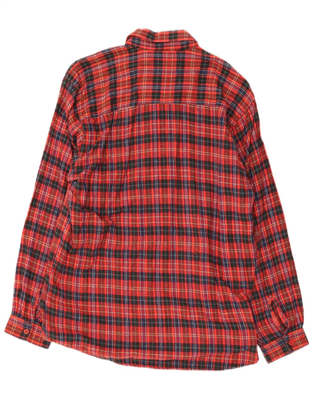 Camicia in flanella da donna Akito UK 16 Cotone a quadri rossi grandi