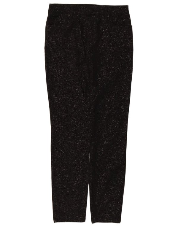Pantaloni casual slim da donna Phase Eight UK 12 medi W30 L29 neri screziati