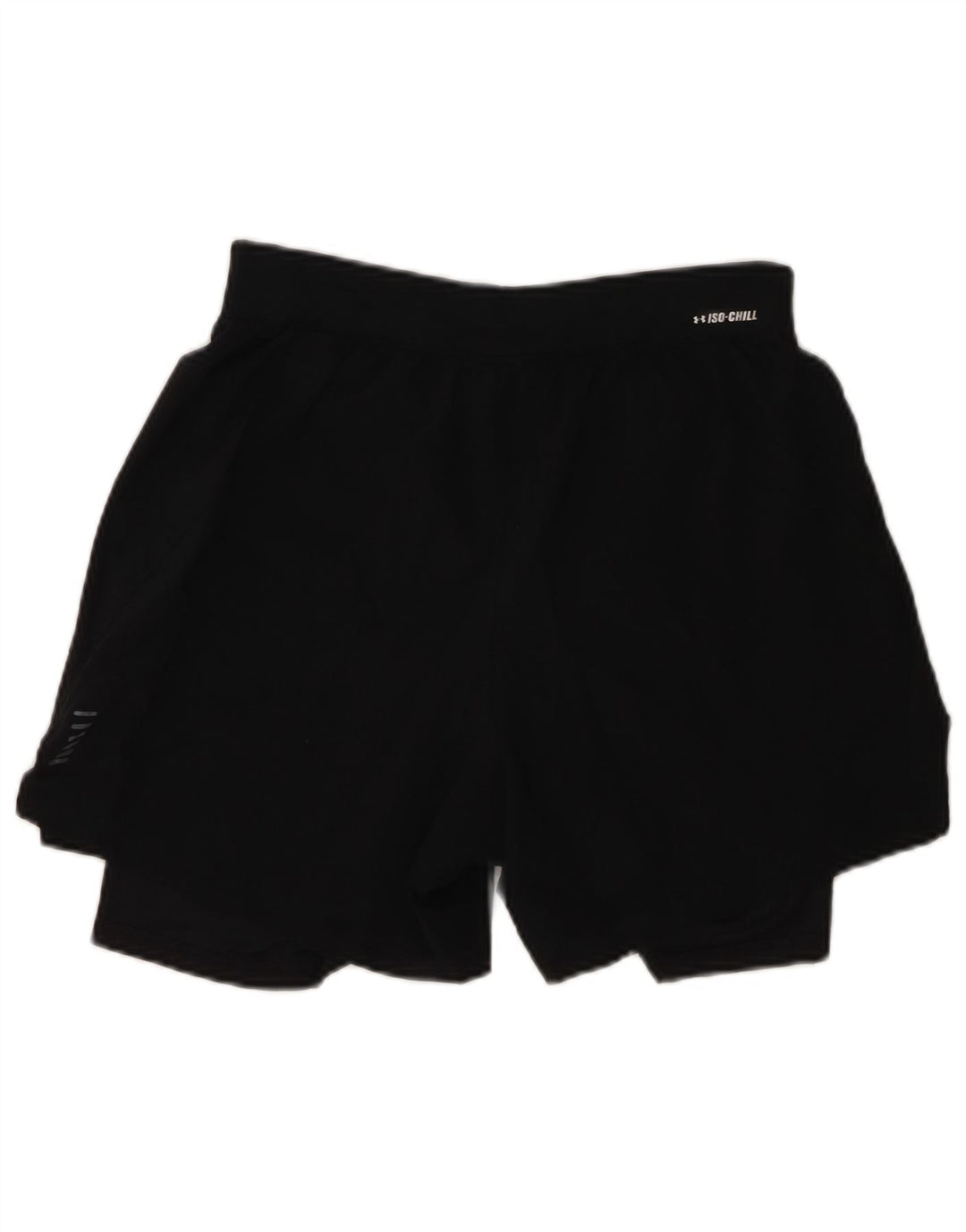 Pantaloncini sportivi aderenti da donna UNDER ARMOUR UK 14 poliestere nero medio