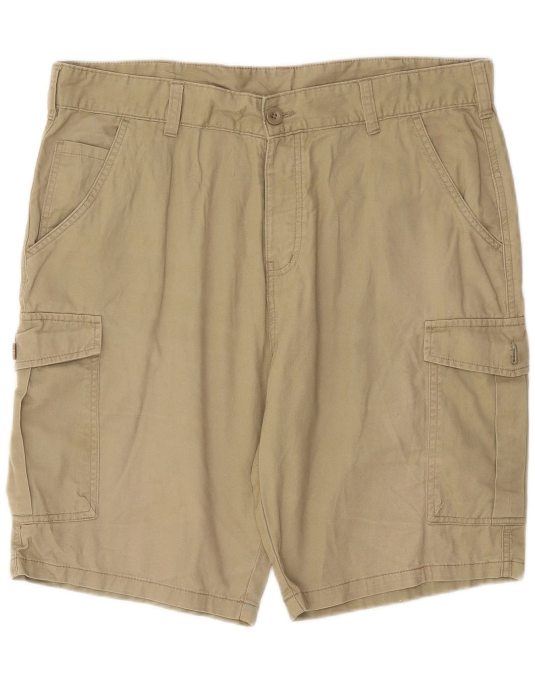 Pantaloncini cargo da uomo Mountain Warehouse W36 grandi in cotone beige