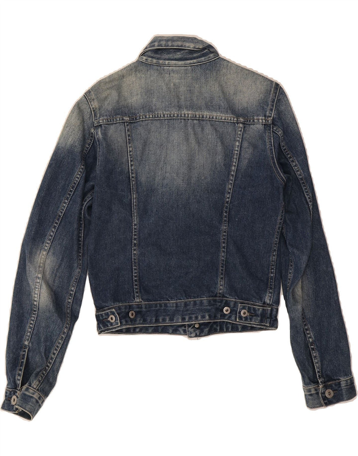 DIESEL Womens Denim Jacket UK 10 Small Blue Vintage Diesel and Second-Hand Diesel from Messina Hembry 