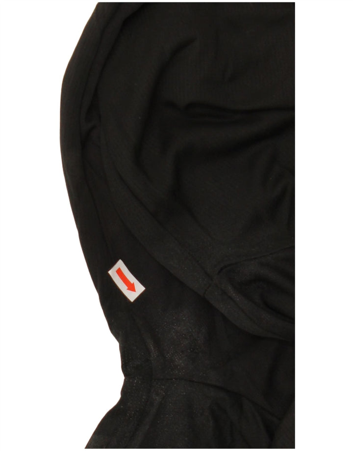 Adidas Donna Climacool Top Manica Lunga UK 8/10 Piccolo Poliestere Nero