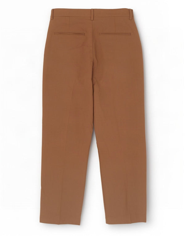 Zara Mens Straight Chino Trousers EU 38 Small W30 L30 Brown