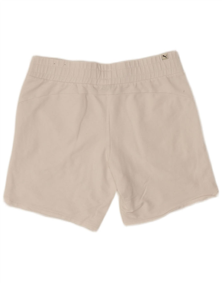 Pantaloncini sportivi grafici da donna PUMA UK 14 grandi cotone bianco