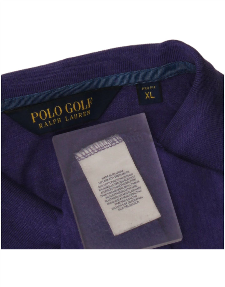 POLO RALPH LAUREN Polo da uomo XL in cotone viola