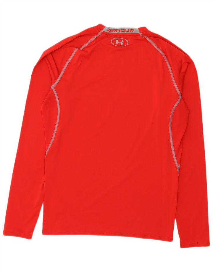 Under Armour Mens Heat Gear Graphic Top manica lunga XL rosso poliestere