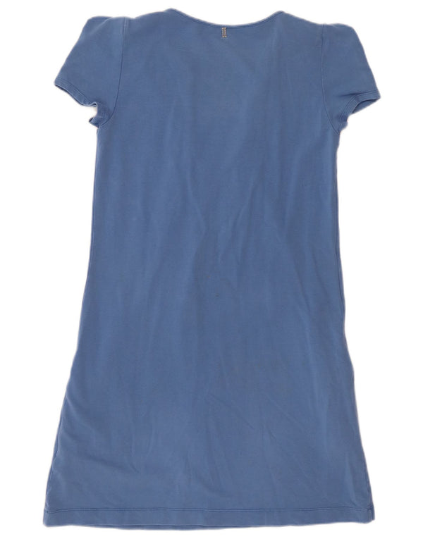 Abito t-shirt da donna Sportmax UK 12 Cotone blu medio