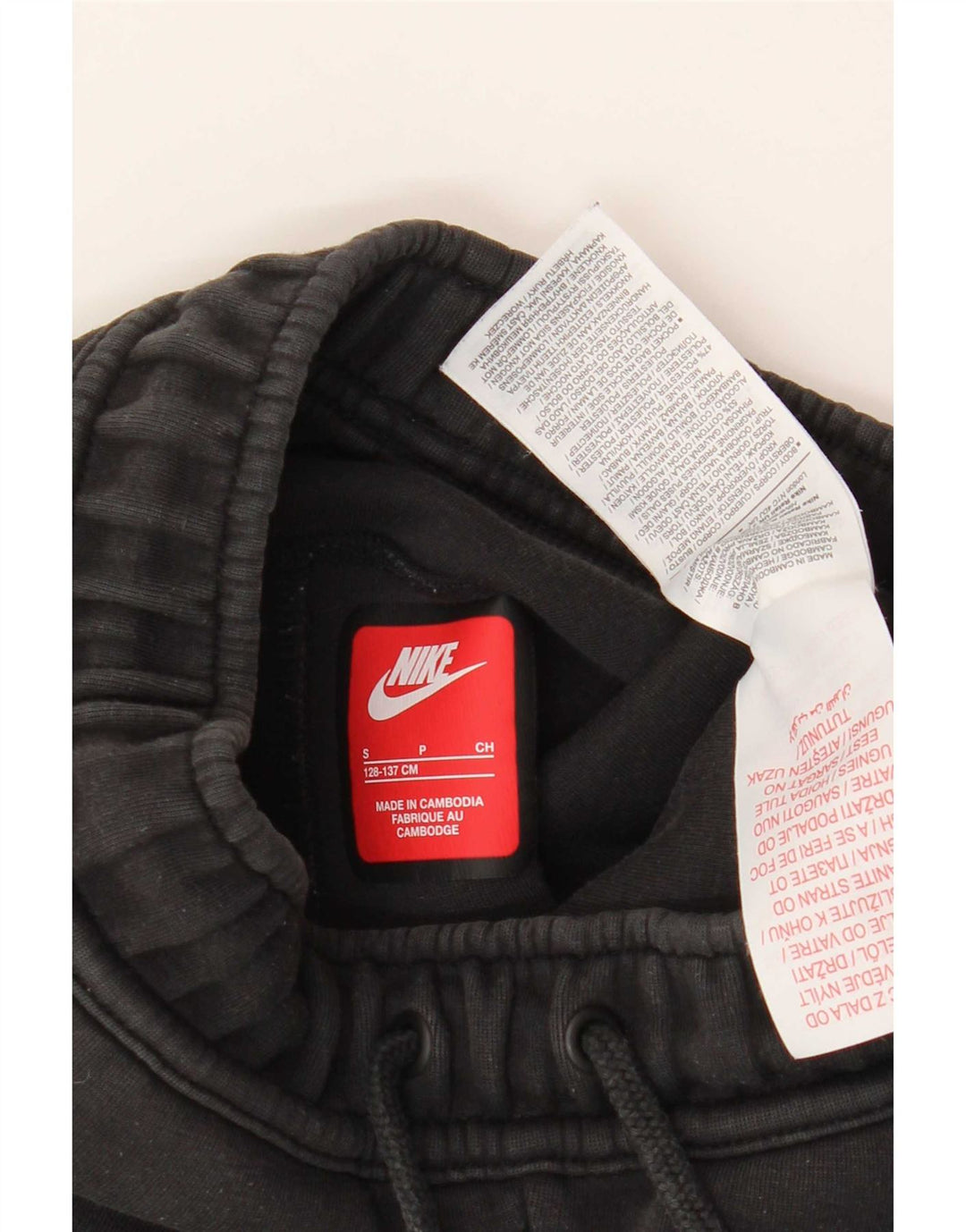 Pantaloni da tuta da ragazzo Nike Joggers 8-9 anni piccoli in cotone nero
