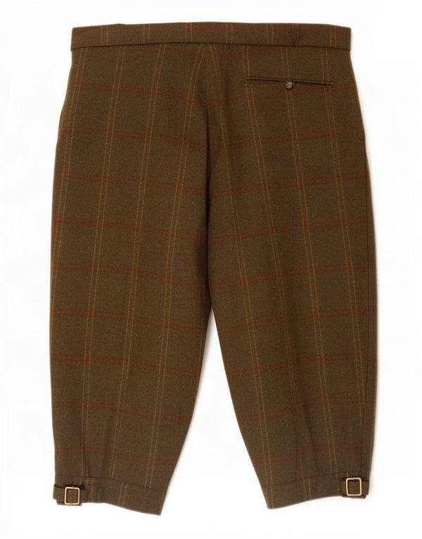 Pantaloncini Bermuda da uomo Barbour W38 XL Khaki Plaid New Wool