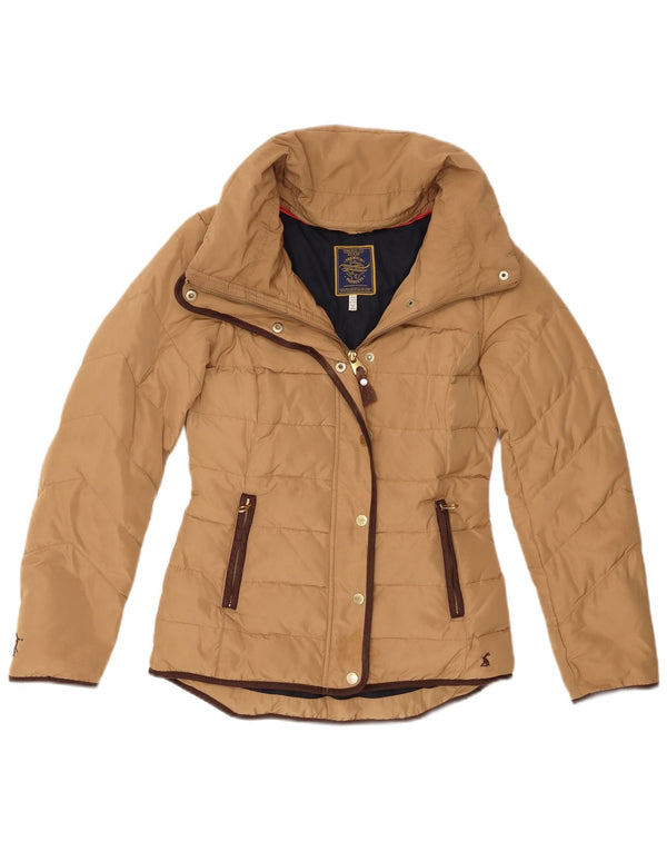 Giacca imbottita da donna Joules UK 8 Small Beige Poliestere