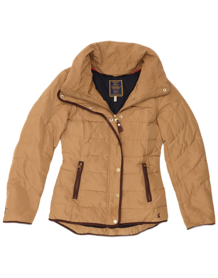 Giacca imbottita da donna Joules UK 8 Small Beige Poliestere